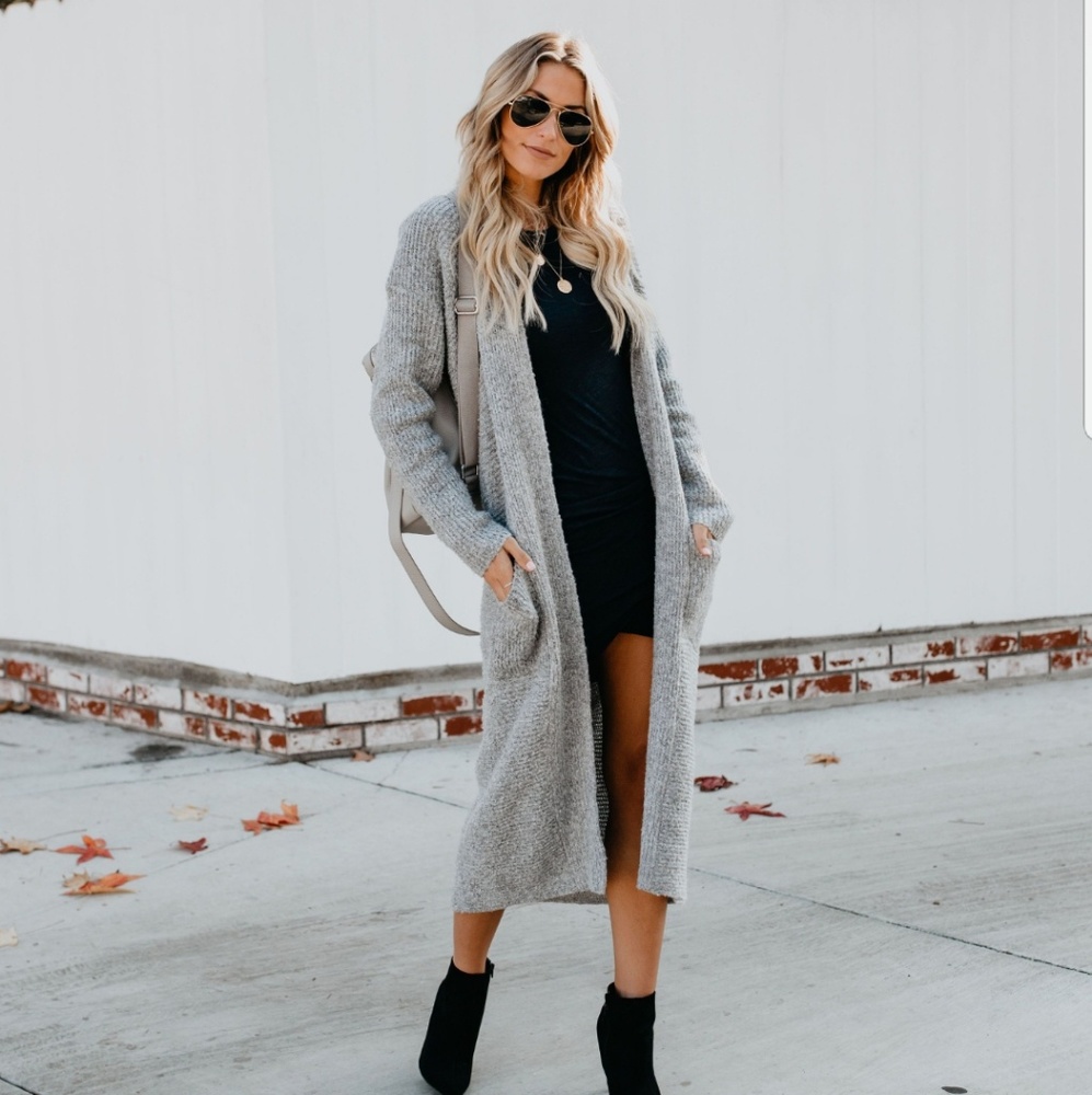 Duster sweater